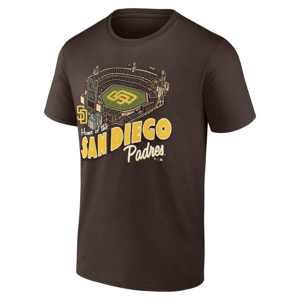 San Diego Padres Brown Home Stadium T-Shirt T-shirts