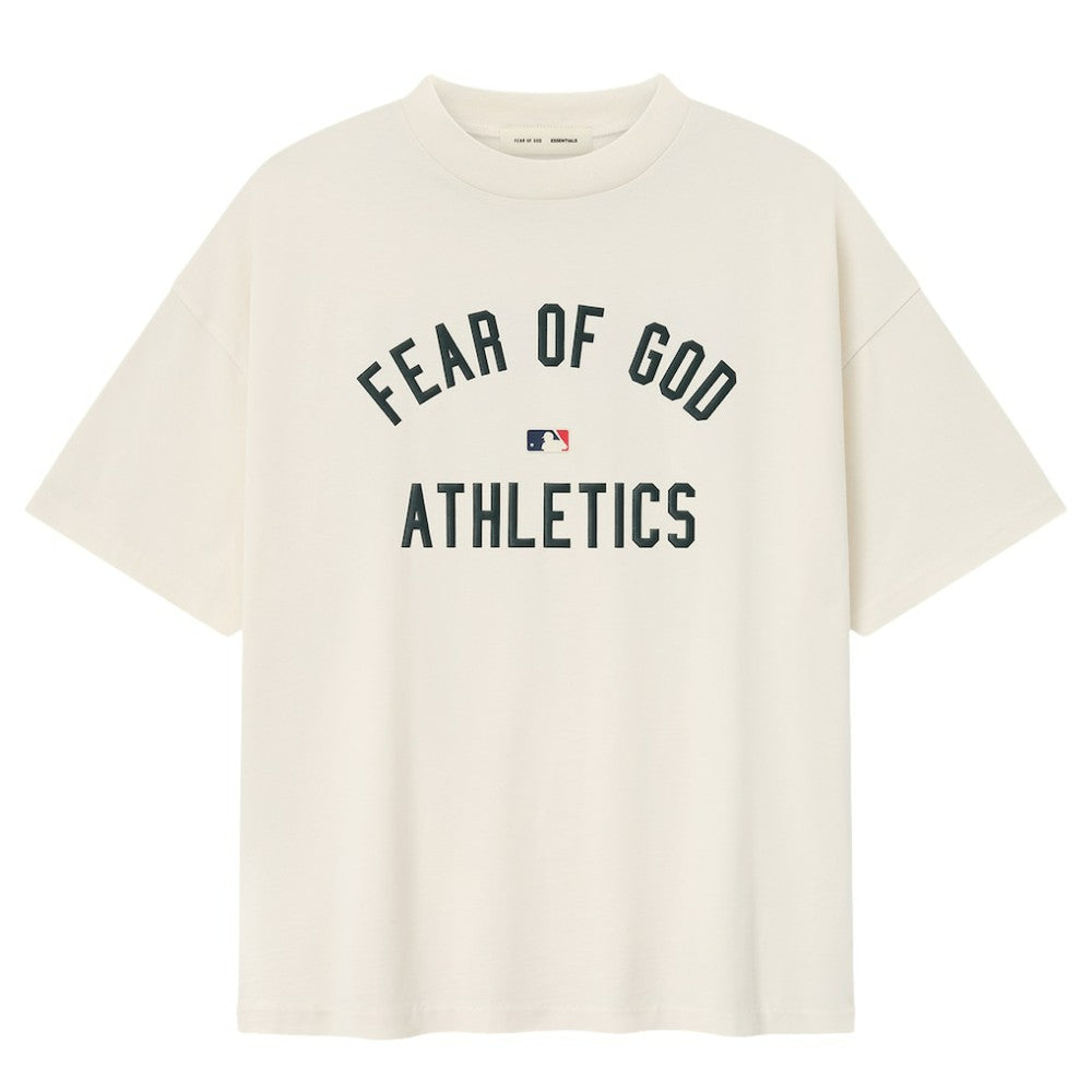 Athletics Fear of God x MLB 90's Fit T-Shirt - Cream T-shirts