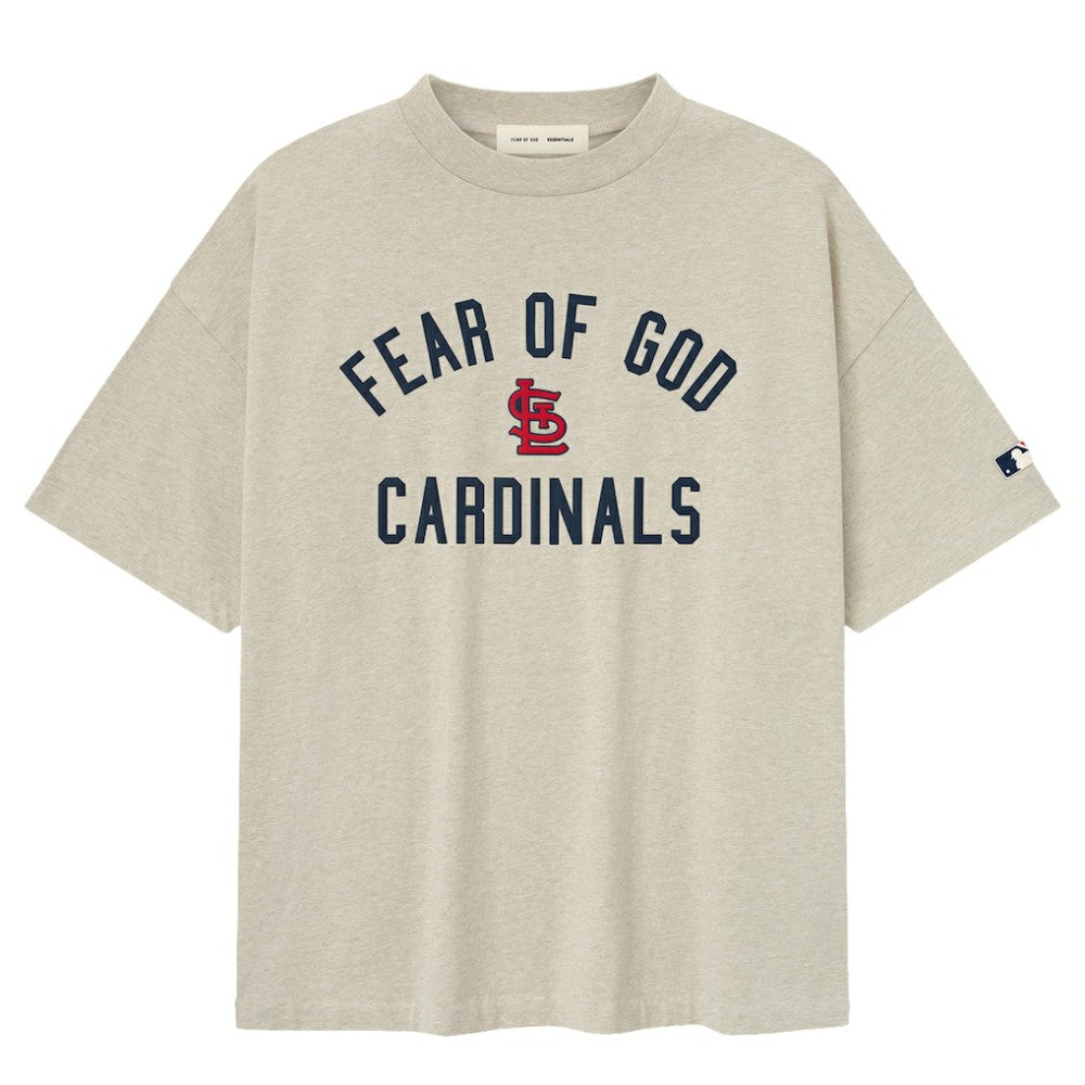 St. Louis Cardinals Fear of God x MLB 90's Fit T-Shirt - Homestead Heather Gray T-shirts
