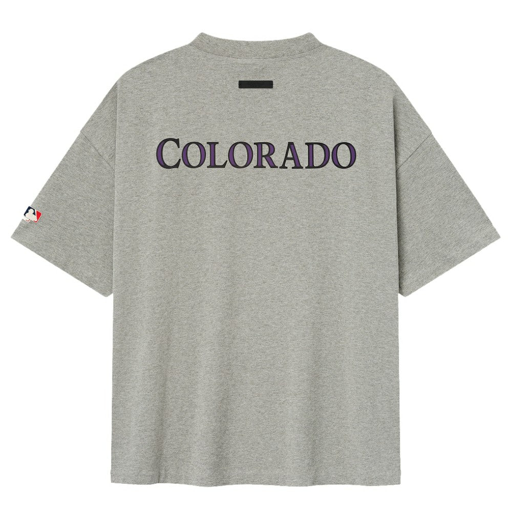 Colorado Rockies Fear of God x MLB 90's Fit T-Shirt - Heather Gray T-shirts