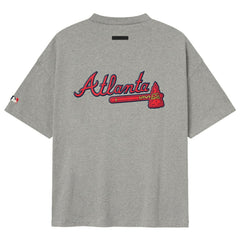 Atlanta Braves Fear of God x MLB 90's Fit T-Shirt - Heather Gray T-shirts