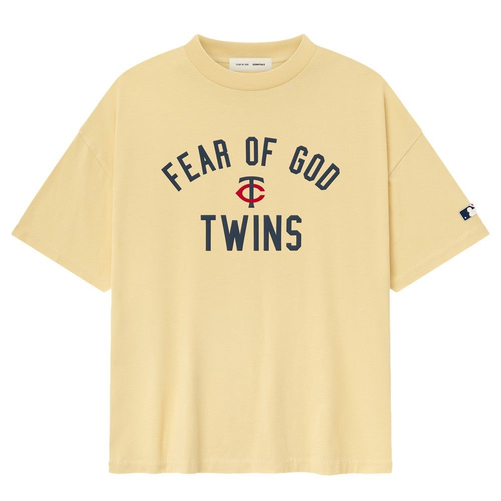Minnesota Twins Fear of God x MLB 90's Fit T-Shirt - Yellow T-shirts