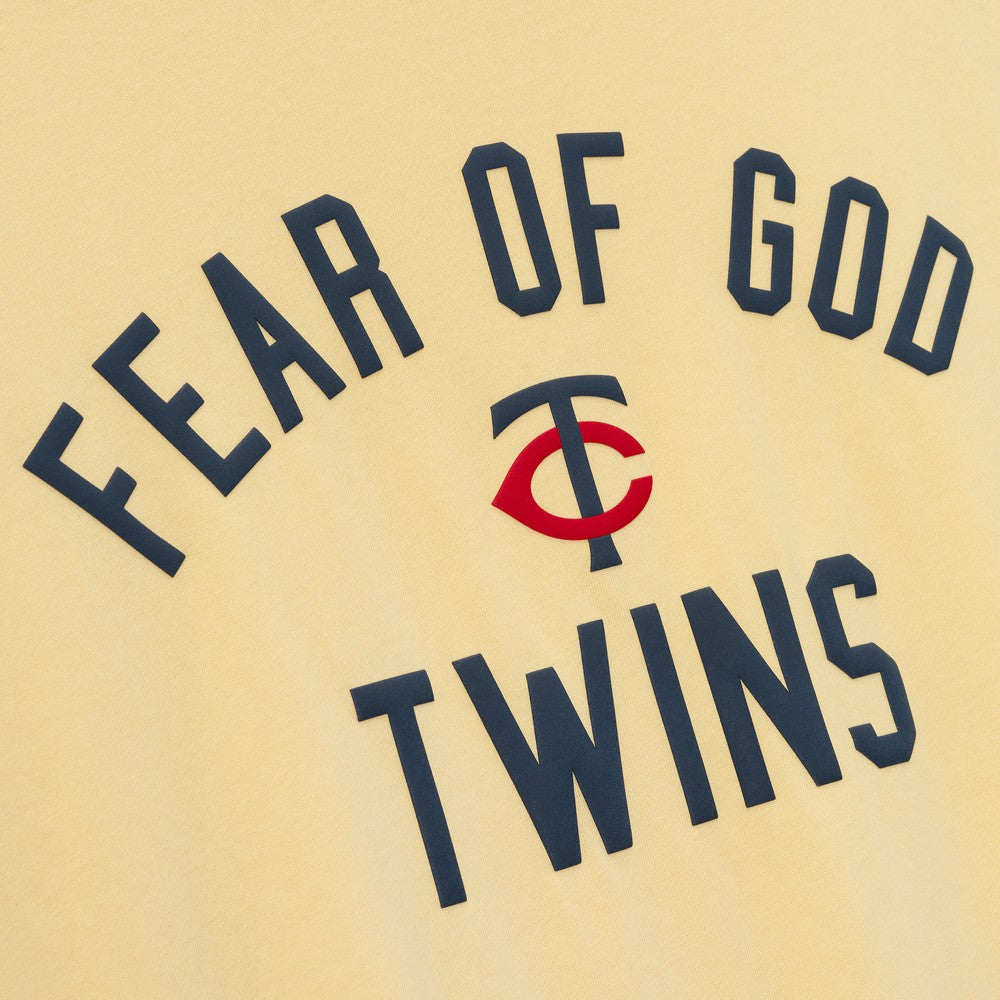 Minnesota Twins Fear of God x MLB 90's Fit T-Shirt - Yellow T-shirts