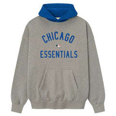 Chicago Cubs Fear of God x MLB Sport Fit Hoodie - Warm Heather Gray/Royal Hoodies