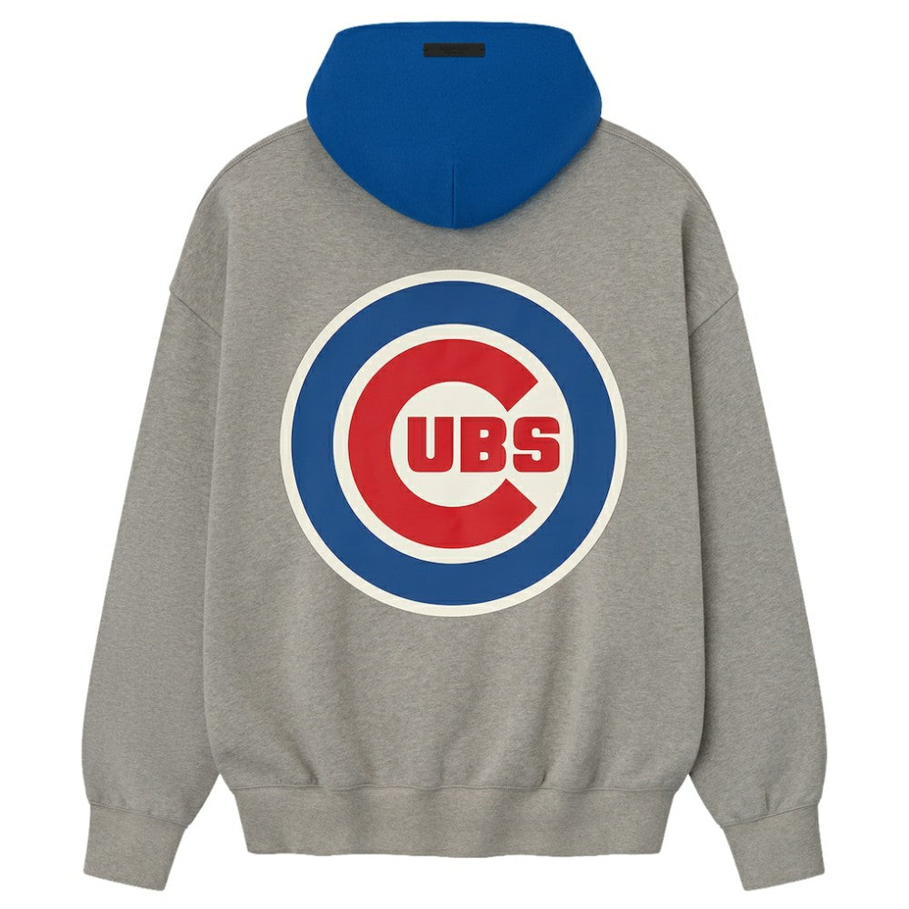 Chicago Cubs Fear of God x MLB Sport Fit Hoodie - Warm Heather Gray/Royal Hoodies
