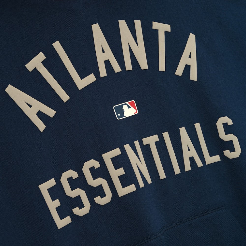 Atlanta Braves Fear of God x MLB Sport Fit Hoodie - Navy/Red Hoodies