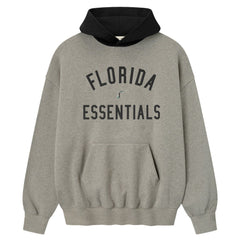 Florida Marlins Fear of God x MLB Sport Fit Hoodie - Warm Heather Gray/Black Hoodies