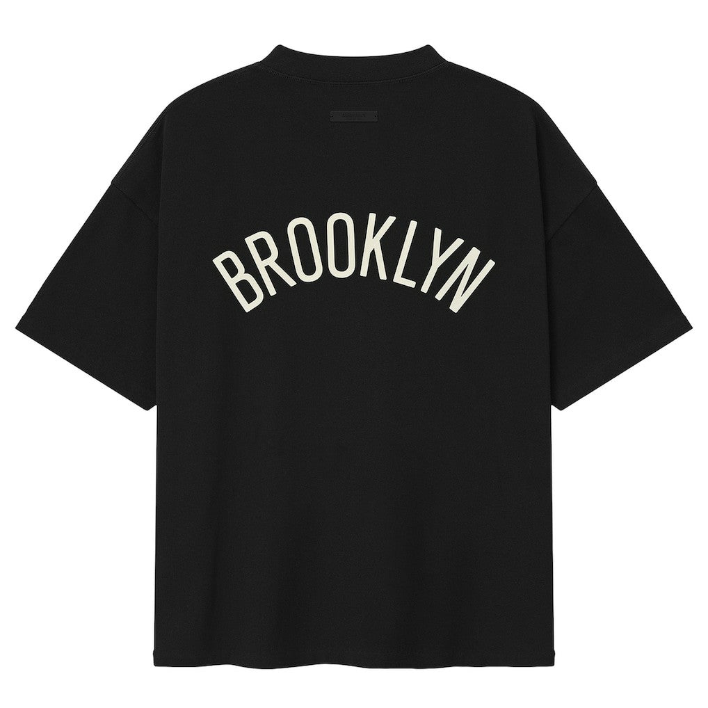 Brooklyn Nets Fear of God x NBA Classic Fit T-Shirt Black