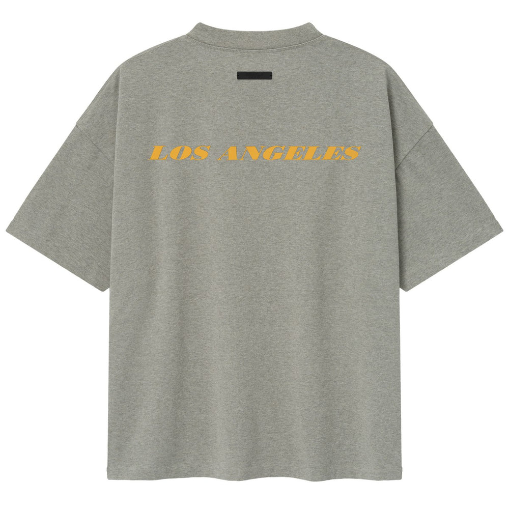 Los Angeles Lakers Fear of God x NBA Unisex 90s T-Shirt Heather Gray