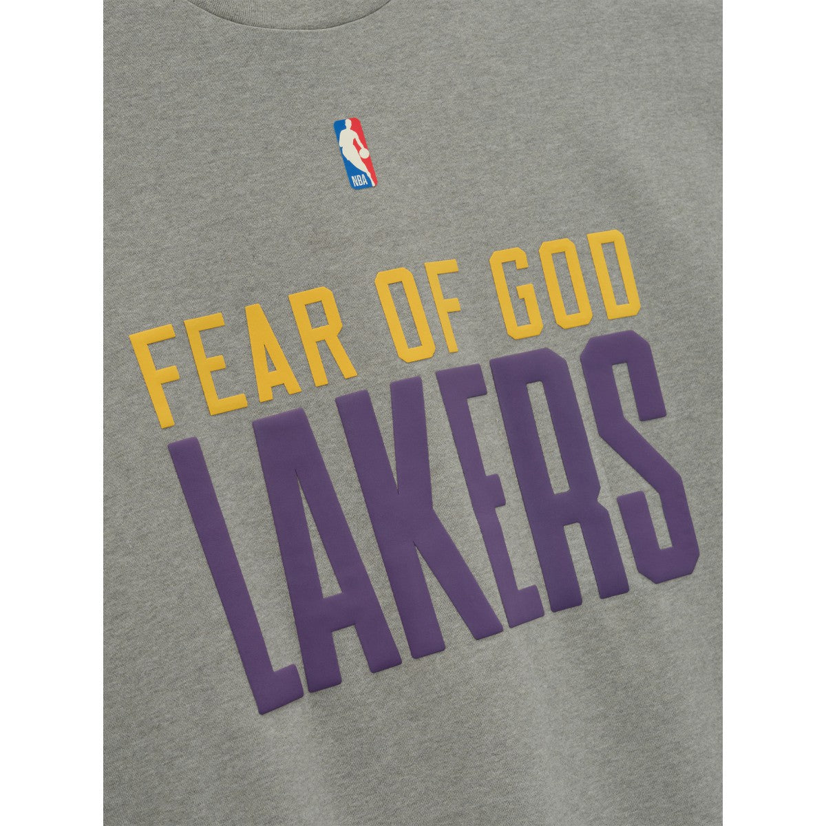 Los Angeles Lakers Fear of God x NBA Unisex 90s T-Shirt Heather Gray