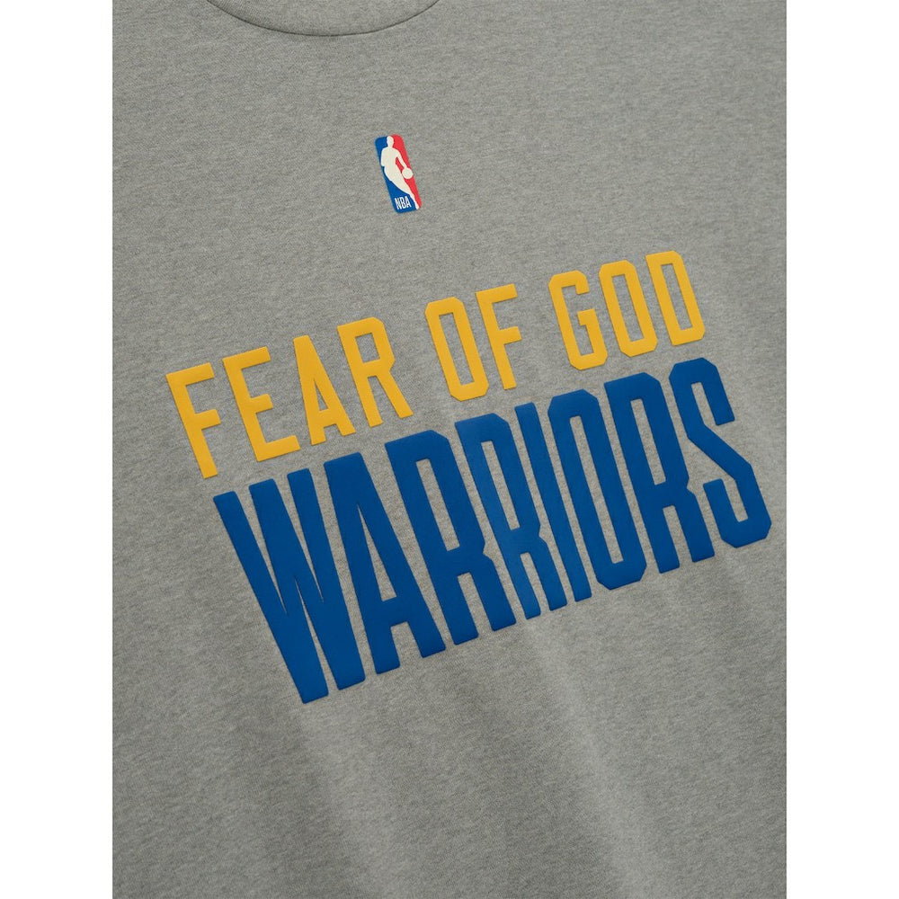 Golden State Warriors Fear of God x NBA Unisex 90s T-Shirt Heather Gray