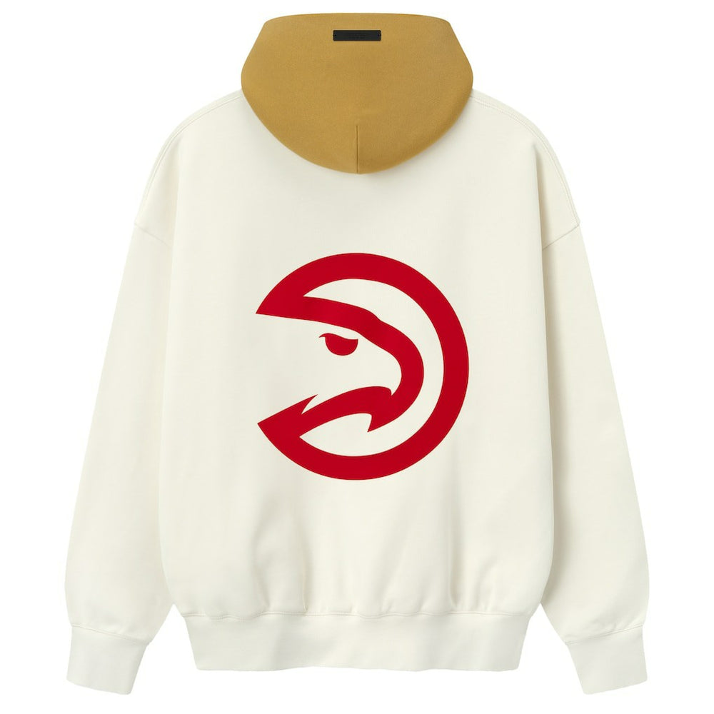 Atlanta Hawks Fear of God x NBA Unisex Sport Hoodie Cream/Yellow