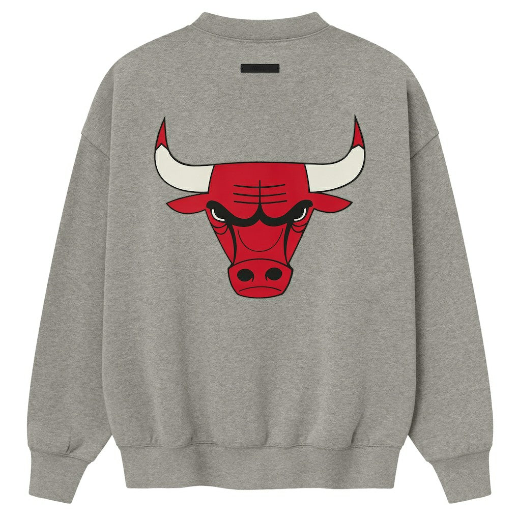 Chicago Bulls Fear of God x NBA Unisex Sport Sweatshirt Heather Gray