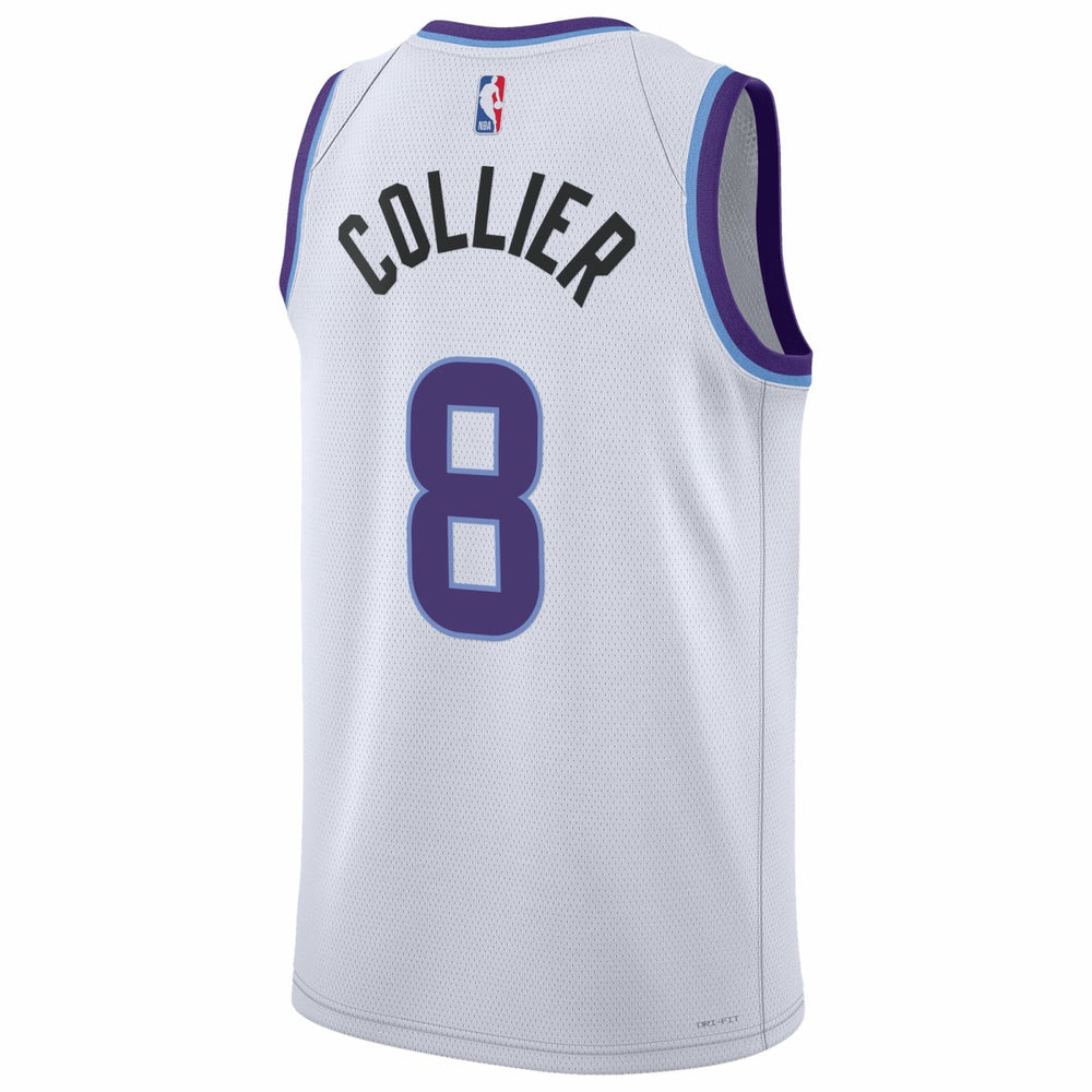 Isaiah Collier Utah Jazz Unisex Swingman Jersey Association Edition White