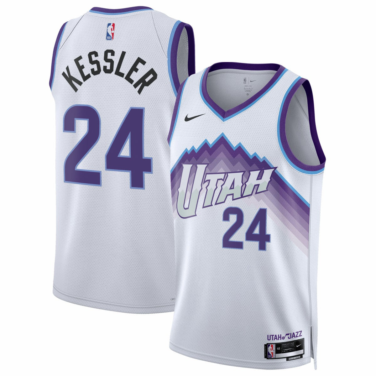 Walker Kessler Utah Jazz Unisex Swingman Jersey Association Edition White
