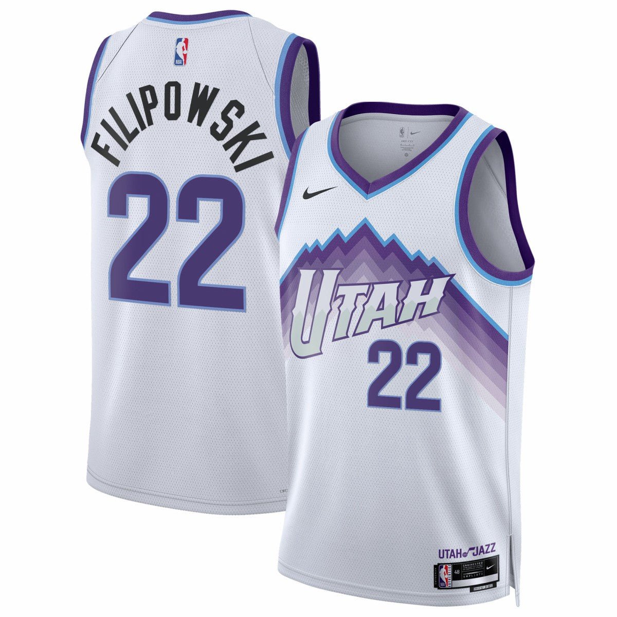 Kyle Filipowski Utah Jazz Unisex Swingman Jersey Association Edition White