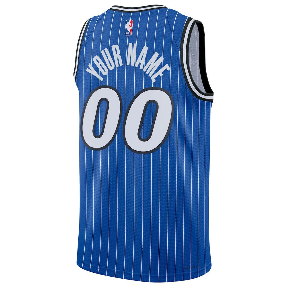 Orlando Magic Unisex Swingman Custom Jersey Icon Edition Blue