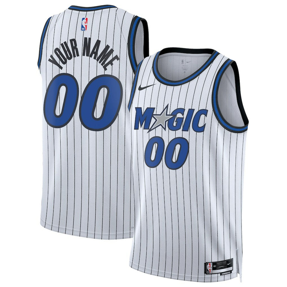 Orlando Magic Unisex Swingman Custom Jersey Association Edition White