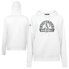 Athletics Levelwear Women's Adorn Banner Arch Hoodie - White Hoodies