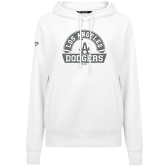 Los Angeles Dodgers Levelwear Women's Adorn Banner Arch Hoodie - White Hoodies