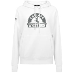 Chicago White Sox Levelwear Women's Adorn Banner Arch Hoodie - White Hoodies