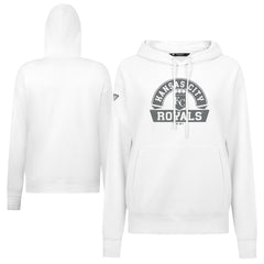 Kansas City Royals Levelwear Women's Adorn Banner Arch Hoodie - White Hoodies