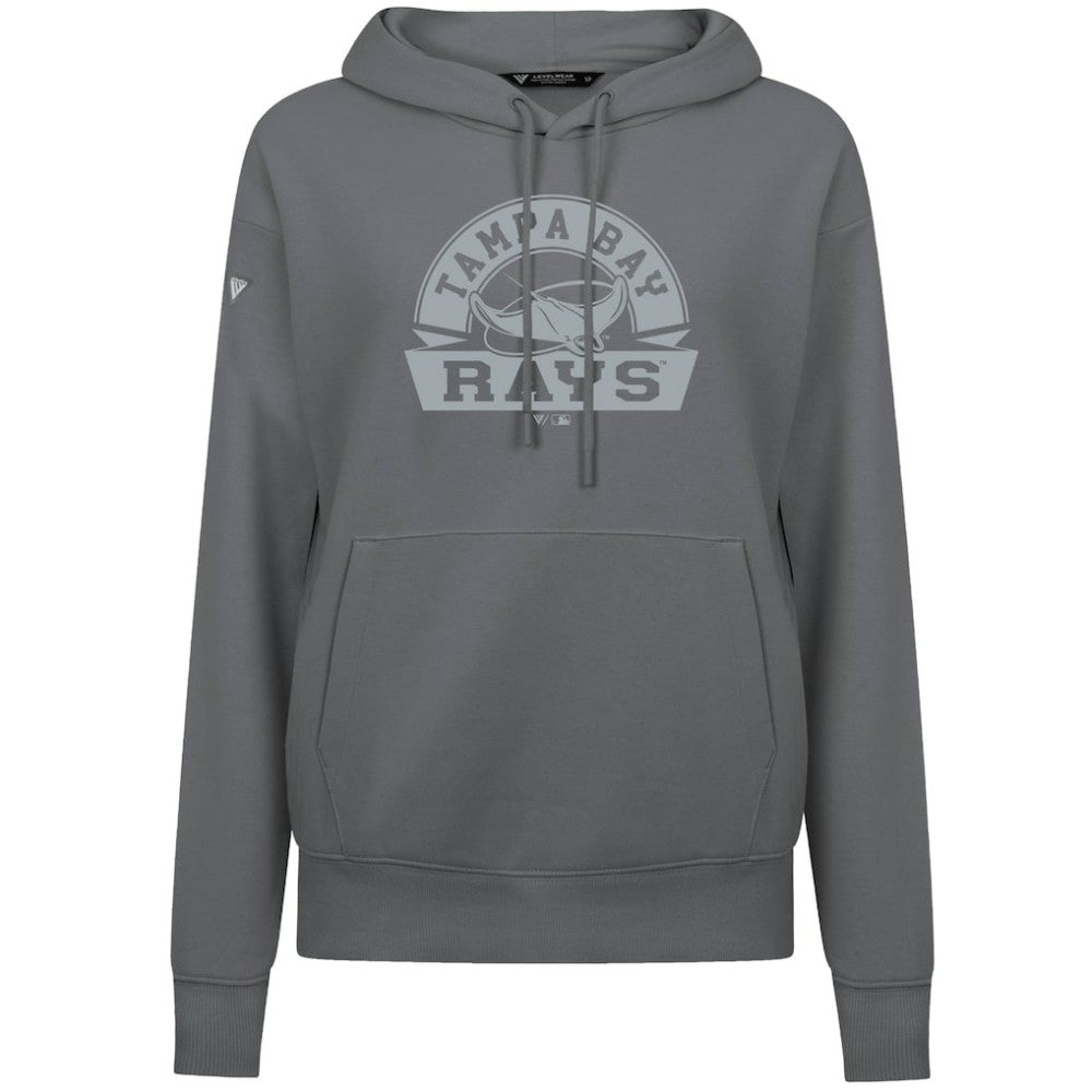 Tampa Bay Rays Levelwear Women's Adorn Banner Arch Hoodie - Stone Hoodies