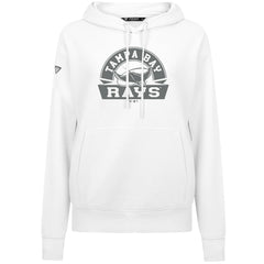 Tampa Bay Rays Levelwear Women's Adorn Banner Arch Hoodie - White Hoodies
