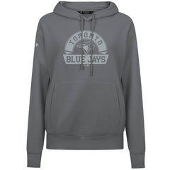 Toronto Blue Jays Levelwear Women's Adorn Banner Arch Hoodie - Stone Hoodies