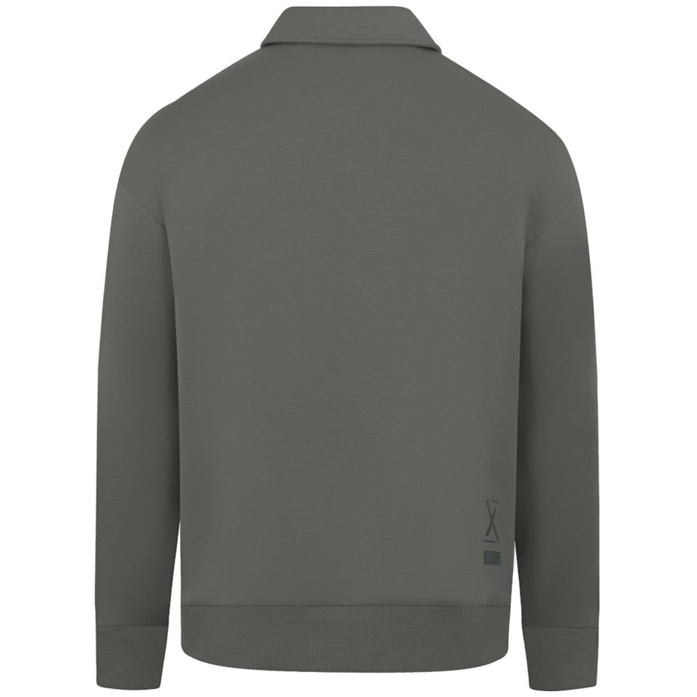 Tampa Bay Rays Levelwear Women's Canmore Chenille Logo Quarter-Zip Top - Stone Tops
