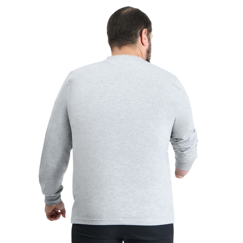 Milwaukee Bucks G-III Sports by Carl Banks Adaptive Printed Mesh Effect Long Sleeve T-Shirt Gray
