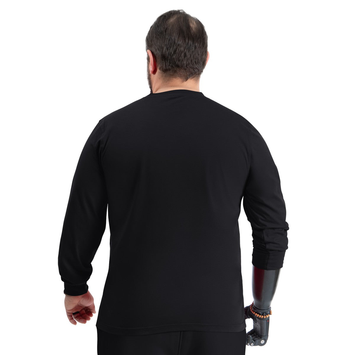 Phoenix Suns G-III Sports by Carl Banks Adaptive Printed Mesh Effect Long Sleeve T-Shirt Black