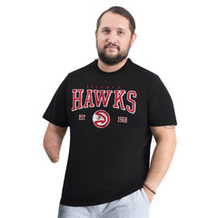 Atlanta Hawks G-III Sports by Carl Banks Adaptive Classic Team Spirit Short Sleeve T-Shirt Black