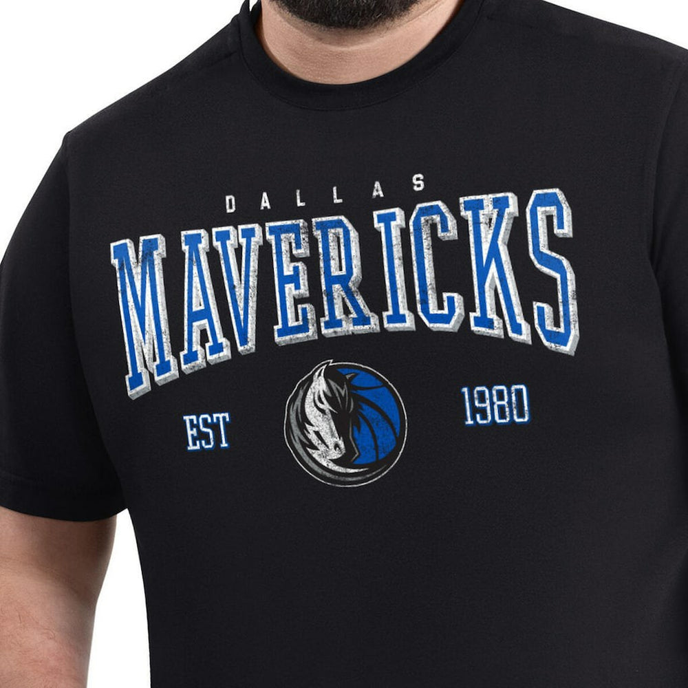 Dallas Mavericks G-III Sports by Carl Banks Adaptive Classic Team Spirit Short Sleeve T-Shirt Black