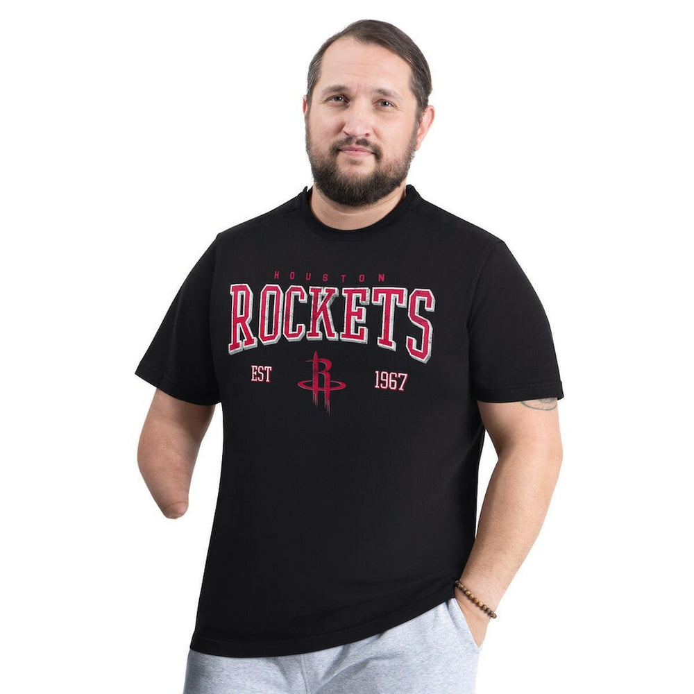 Houston Rockets G-III Sports by Carl Banks Adaptive Classic Team Spirit Short Sleeve T-Shirt Black