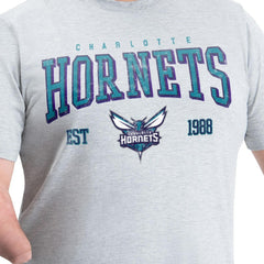 Charlotte Hornets G-III Sports by Carl Banks Adaptive Classic Team Spirit Short Sleeve T-Shirt Gray
