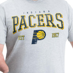 Indiana Pacers G-III Sports by Carl Banks Adaptive Classic Team Spirit Short Sleeve T-Shirt Gray