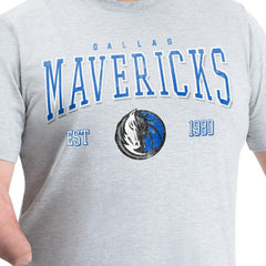 Dallas Mavericks G-III Sports by Carl Banks Adaptive Classic Team Spirit Short Sleeve T-Shirt Gray