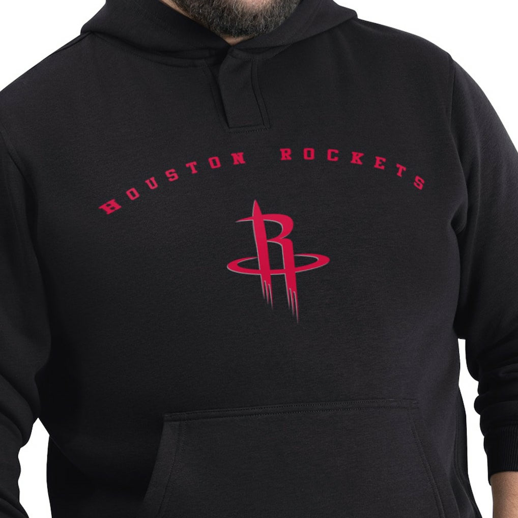 Houston Rockets G-III Sports by Carl Banks Adaptive Team Arc Fleece Hoodie Black