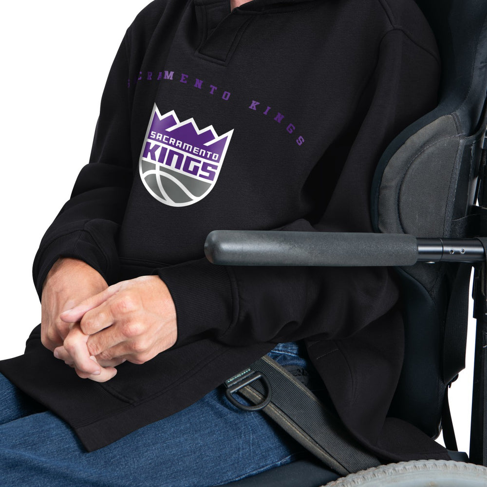 Sacramento Kings G-III Sports by Carl Banks Adaptive Team Arc Fleece Hoodie Black