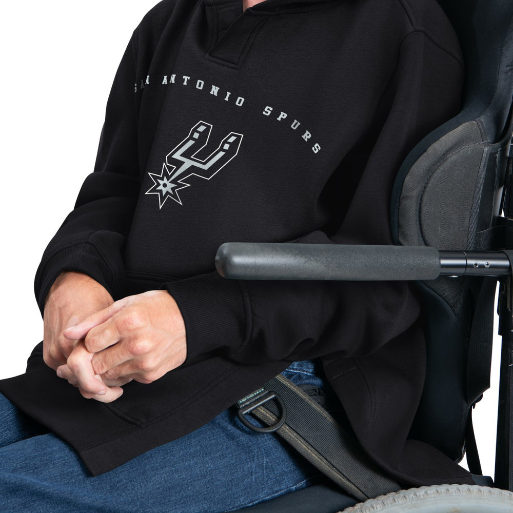 San Antonio Spurs G-III Sports by Carl Banks Adaptive Team Arc Fleece Hoodie Black