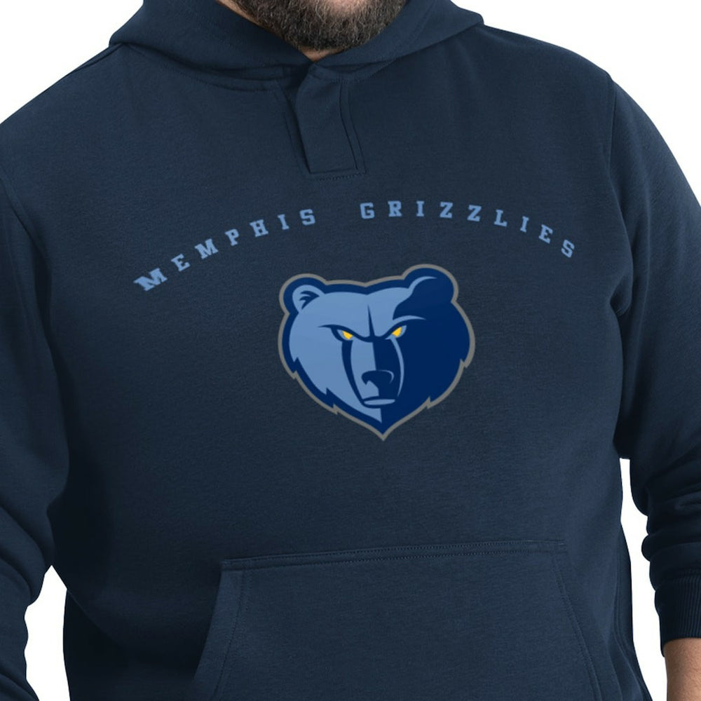Memphis Grizzlies G-III Sports by Carl Banks Adaptive Team Arc Fleece Hoodie Navy