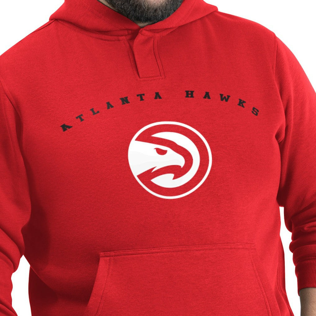 Atlanta Hawks G-III Sports by Carl Banks Adaptive Team Arc Fleece Hoodie Red