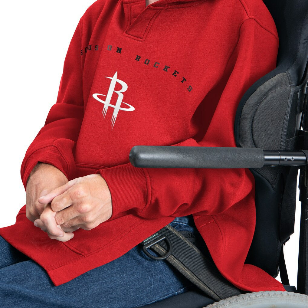 Houston Rockets G-III Sports by Carl Banks Adaptive Team Arc Fleece Hoodie Red