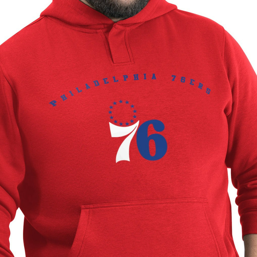 Philadelphia 76ers G-III Sports by Carl Banks Adaptive Team Arc Fleece Hoodie Red
