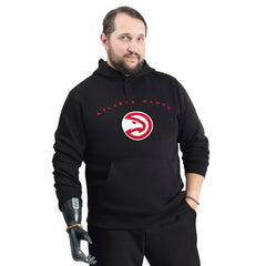 Atlanta Hawks G-III Sports by Carl Banks Adaptive Team Arc Fleece Hoodie Black