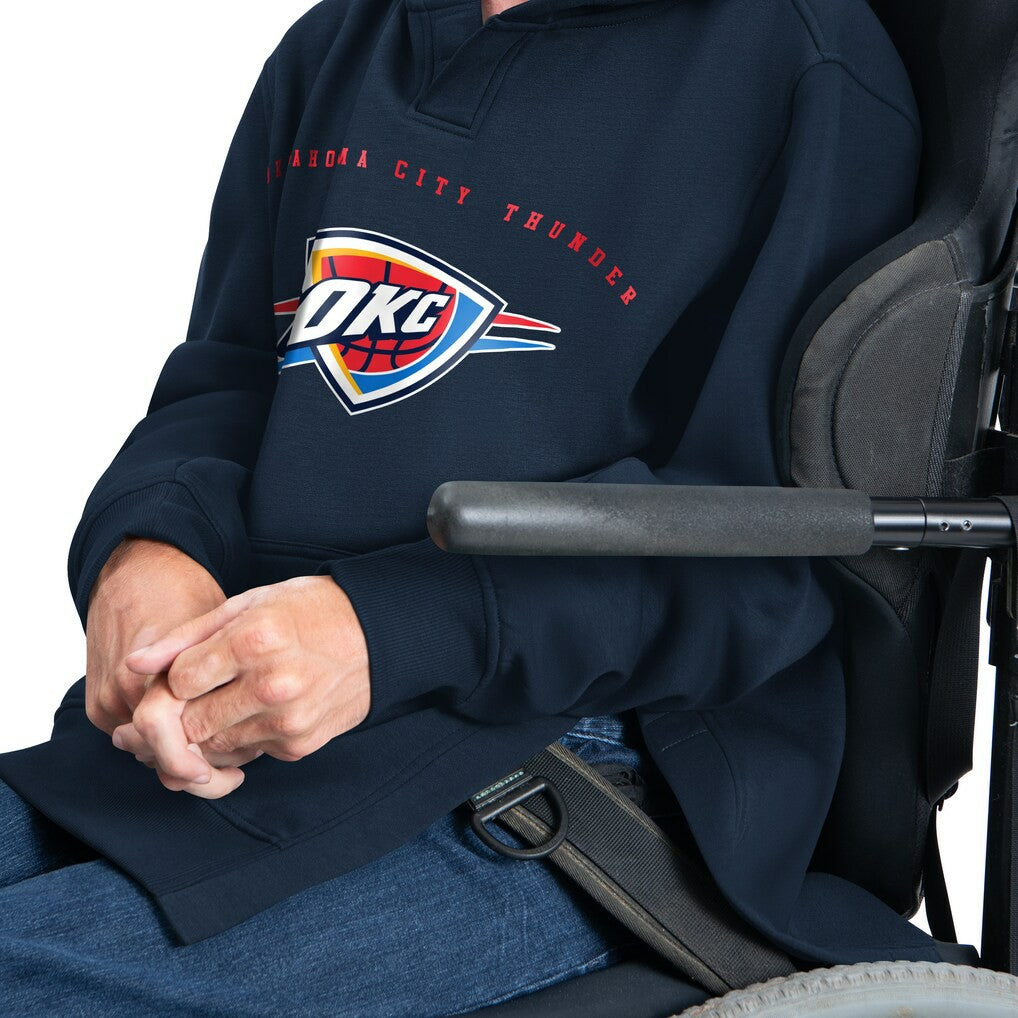 Oklahoma City Thunder G-III Sports by Carl Banks Adaptive Team Arc Fleece Hoodie Navy
