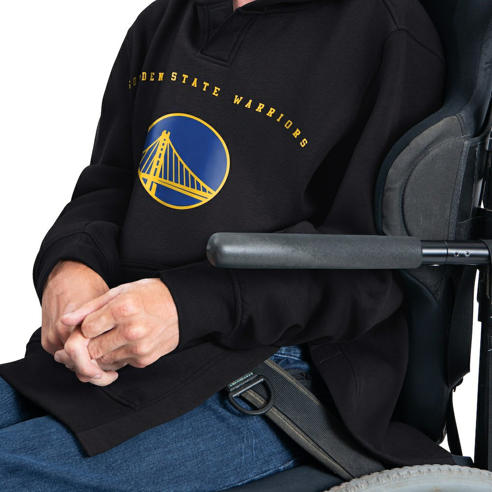 Golden State Warriors G-III Sports by Carl Banks Adaptive Team Arc Fleece Hoodie Black