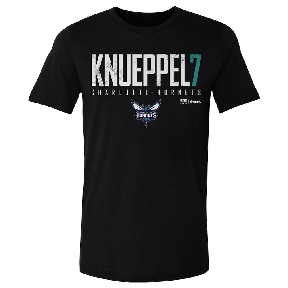 Kon Knueppel Charlotte Hornets 500 Level Elite T-Shirt Black