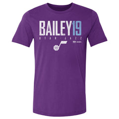 Ace Bailey Utah Jazz 500 Level Elite T-Shirt Purple